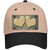 Gold White Quatrefoil Hearts Oil Rubbed Novelty License Plate Hat