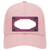 Pink White Quatrefoil Scallop Oil Rubbed Novelty License Plate Hat