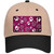Pink White Paw Oil Rubbed Novelty License Plate Hat