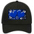 Paw Heart Blue White Novelty License Plate Hat