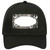 Paw Scallop Tan White Novelty License Plate Hat