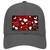 Red White Love Oil Rubbed Novelty License Plate Hat