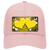 Yellow White Love Hearts Oil Rubbed Novelty License Plate Hat