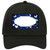 Blue White Love Scallop Oil Rubbed Novelty License Plate Hat