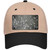 Gray White Butterfly Oil Rubbed Novelty License Plate Hat