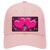 Pink White Hearts Butterfly Oil Rubbed Novelty License Plate Hat