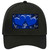 Blue White Hearts Butterfly Oil Rubbed Novelty License Plate Hat