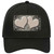 Tan White Dragonfly Hearts Oil Rubbed Novelty License Plate Hat