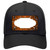 Orange White Dragonfly Scallop Oil Rubbed Novelty License Plate Hat