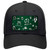 Green White Owl Oil Rubbed Novelty License Plate Hat