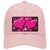 Pink White Owl Hearts Oil Rubbed Novelty License Plate Hat