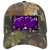 Purple White Owl Hearts Oil Rubbed Novelty License Plate Hat