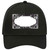 Black White Owl Scallop Oil Rubbed Novelty License Plate Hat