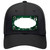 Green White Owl Scallop Oil Rubbed Novelty License Plate Hat