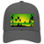 Sunset Yellow Green Novelty License Plate Hat