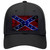 Confederate Flag Foiled Novelty License Plate Hat