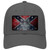 Confederate Flag Scratched Novelty License Plate Hat