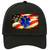 EMT Logo With USA Flag Novelty License Plate Hat