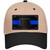 North Dakota Thin Blue Line Novelty License Plate Hat