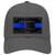 Oklahoma Thin Blue Line Novelty License Plate Hat