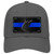 West Virginia Thin Blue Line Novelty License Plate Hat