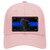 Wisconsin Thin Blue Line Novelty License Plate Hat