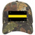 Thin Yellow Line Novelty License Plate Hat