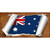 Australia Flag Scroll Metal Novelty License Plate