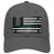 American Flag Thin Green Line Novelty License Plate Hat