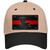 Louisiana Thin Red Line Novelty License Plate Hat