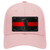 Rhode Island Thin Red Line Novelty License Plate Hat