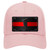 Vermont Thin Red Line Novelty License Plate Hat