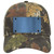 Light Blue Metallic Solid Novelty License Plate Hat