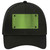 Lime Green Metallic Solid Novelty License Plate Hat