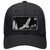 Eagle Black Brushed Chrome Novelty License Plate Hat