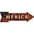 Merica Bulb Lettering Novelty Metal Arrow Sign