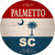 Palmetto SC Flag Novelty Circle Coaster Set of 4