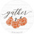 Gather Pumpkins Novelty Circle Coaster Set of 4