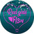 Reel Girls Fish Heart Novelty Metal Circle Sign