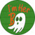 Im Her Boo Green Novelty Metal Circle Sign