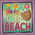 Take Me To The Beach Novelty Metal Square Sign