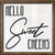 Hello Sweet Cheeks Novelty Metal Square Sign