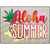 Aloha Summer Novelty Metal Parking Sign