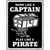 Play Like A Pirate Chest Novelty Metal Parking Sign