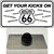 Get Your Kicks On 66 Wholesale Novelty Metal Hat Pin
