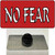 No Fear Wholesale Novelty Metal Hat Pin