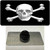 Skull And Cross Bones Wholesale Novelty Metal Hat Pin