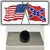 Confederate USA Crossed Flags Wholesale Novelty Metal Hat Pin