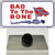 Bad To The Bone Wholesale Novelty Metal Hat Pin