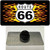 Route 66 Flames Wholesale Novelty Metal Hat Pin